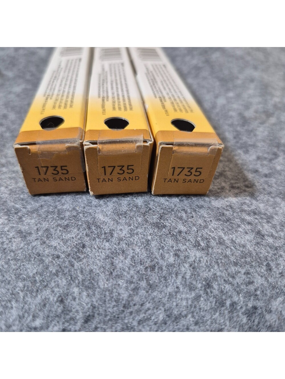 3 PACK Burts Bees Concealer/Correcteur 0.22 OZ (1735 Tan Sand)